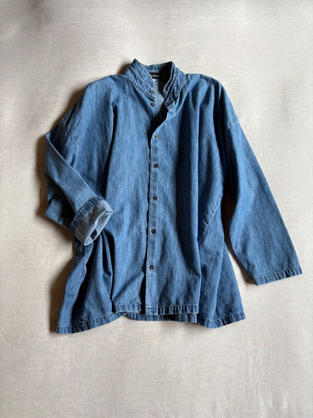 eskandar Cotton Denim Top